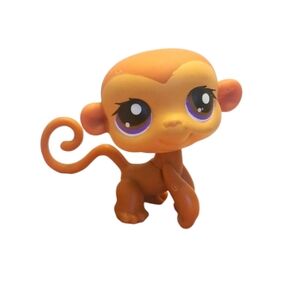 Littlest Pet Shop Monkey with Purple Eyes Hasbro LPS